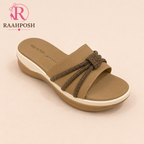 Crystal Bow Comfort Slides for Women – Soft Cushioned Casual