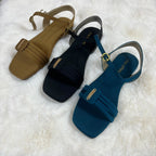 Raahposh Women’s Flat Sandals – Ankle Strap Ladies Flats in 3 Colors